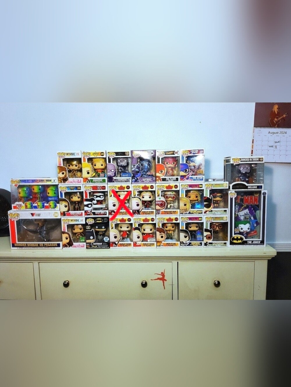 Funko DC Comics 23pcs Batman Joker Harley Quinn Flash Aquaman Wonder Woman Atom